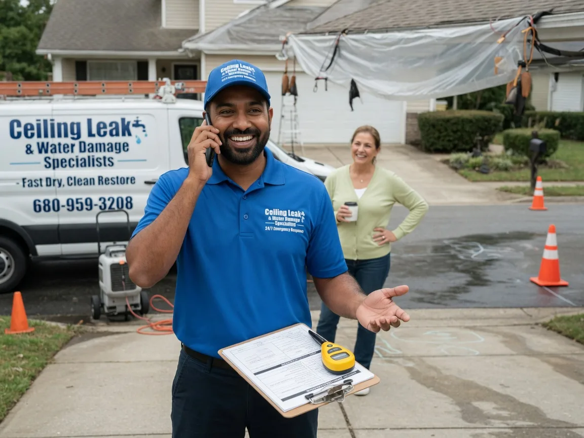 Ceiling Leak Cleanup North Branch, MN FAQs